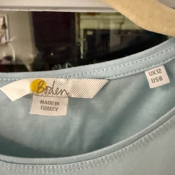 Boden Light Blue Tank NWOT size 8 - Picture 3 of 5